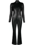 Wolford vegan-leather cut-out jumpsuit - Black