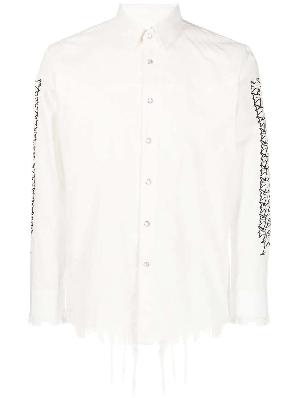 

Youths In Balaclava graphic-print sleeve shirt - White