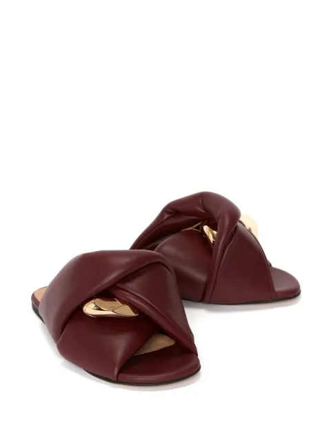 JW Anderson Chain Twist faux-leather sandals ANW38022A16201 - 1