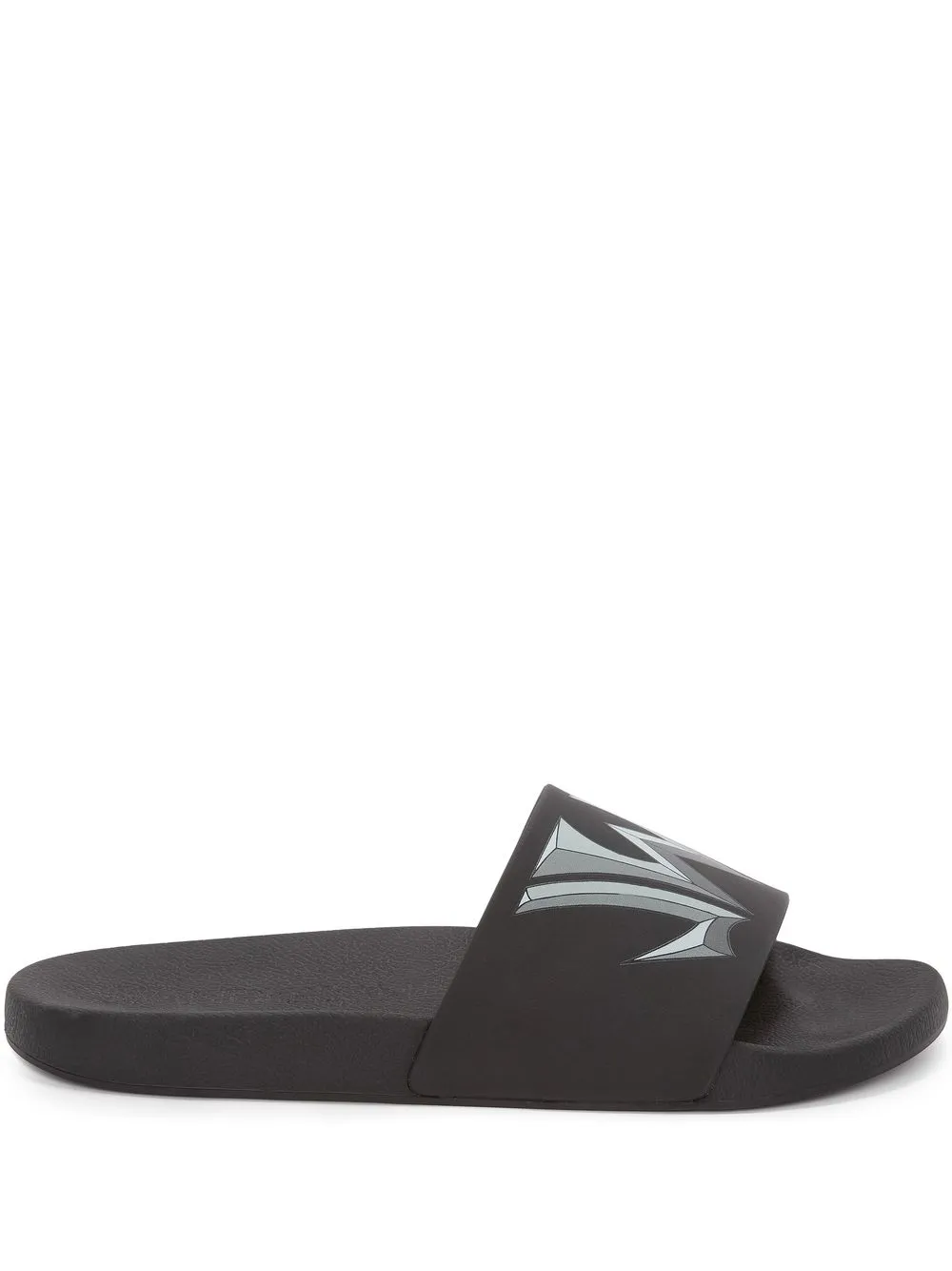 

JW Anderson JWA logo-print slides - Black