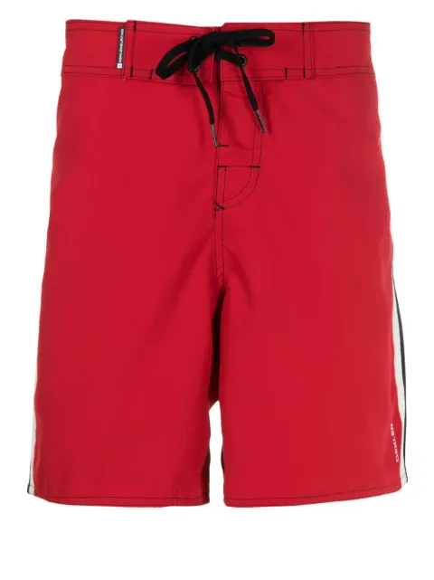 Osklen stripe-detail drawstring swim shorts