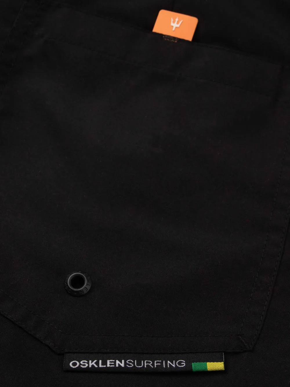 Osklen Zwembroek met logoprint Zwart