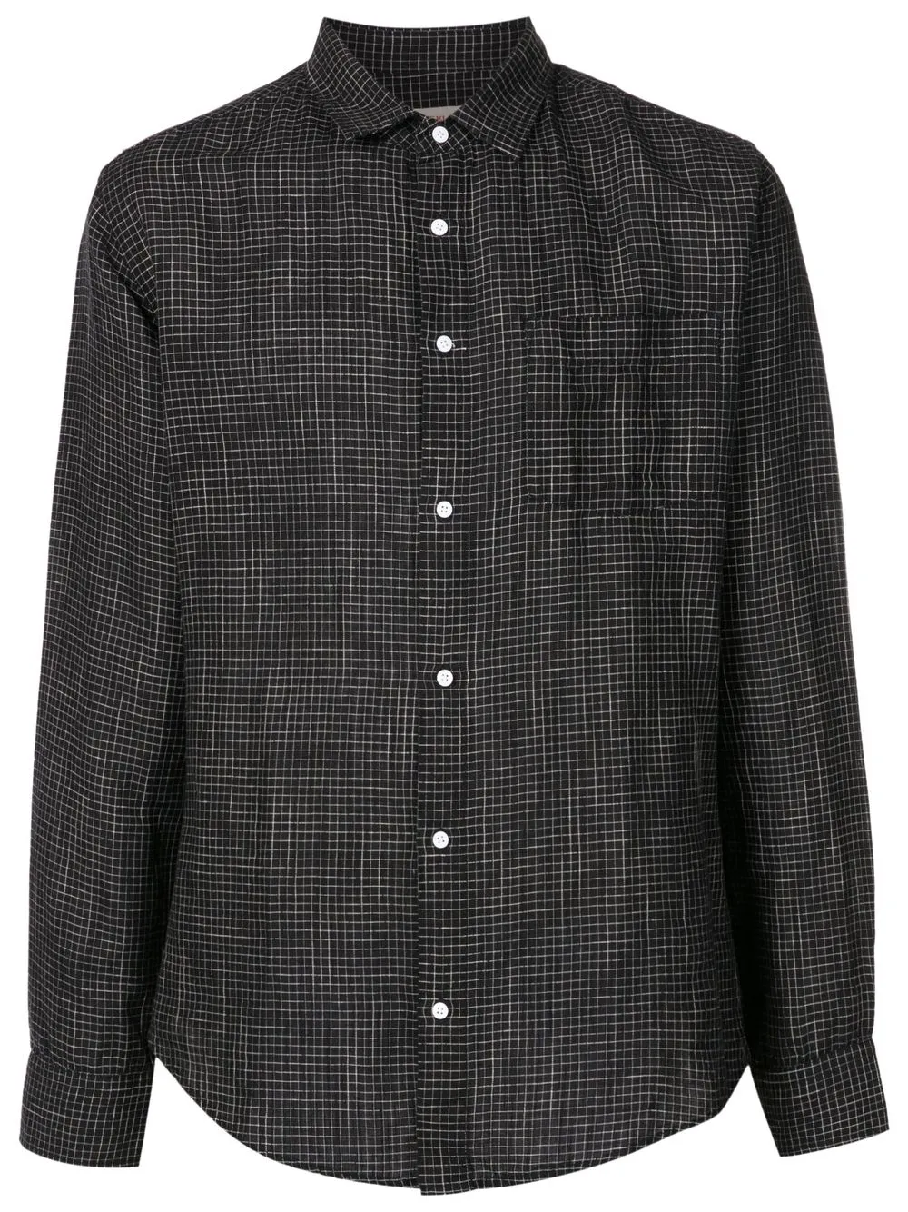 

Osklen check-print long-sleeve shirt - Black