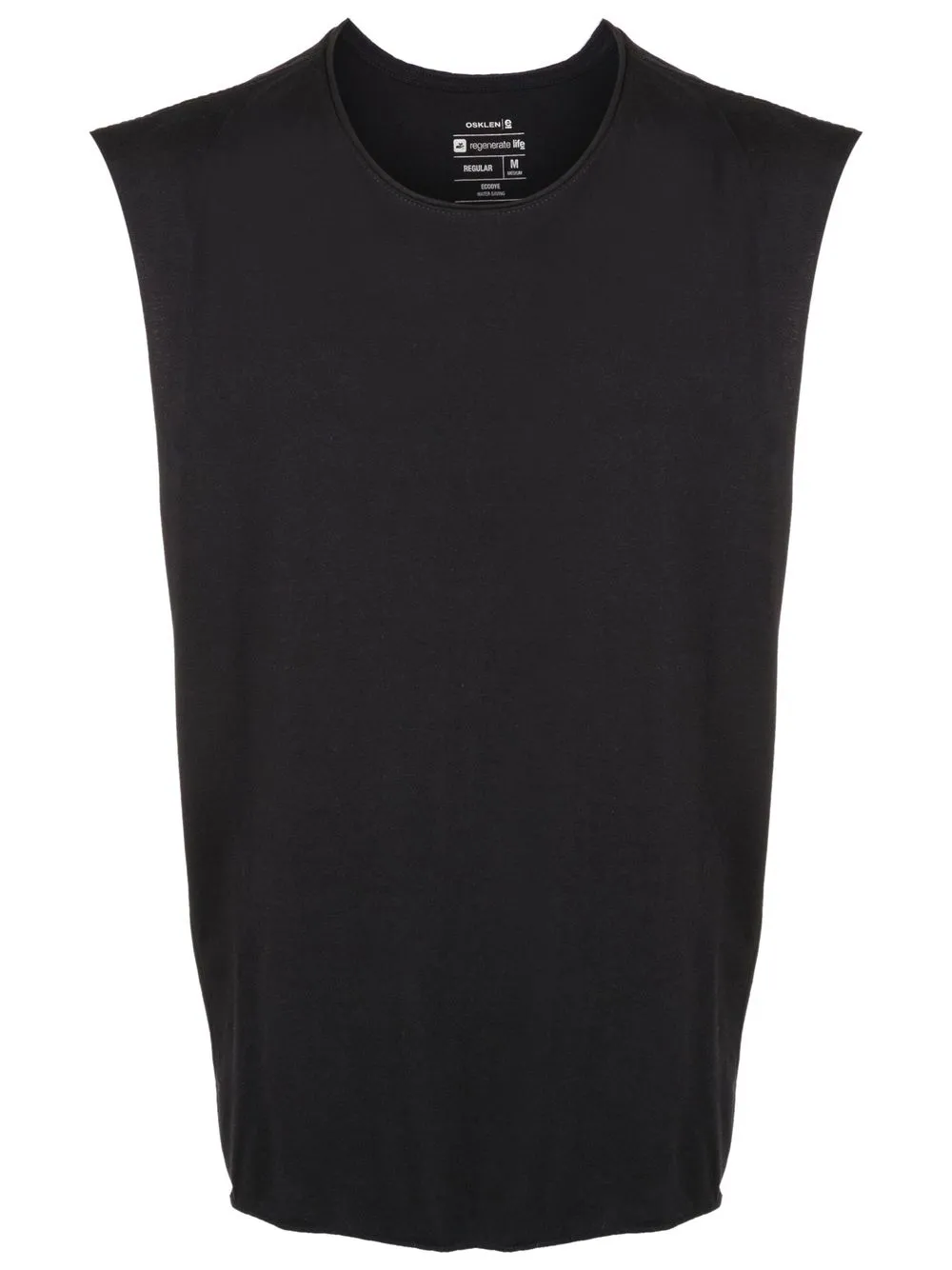 Osklen Sleeveless Cotton T-shirt In Black