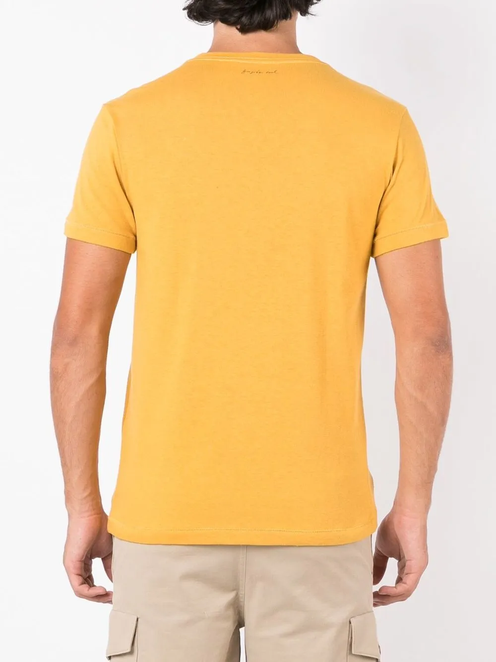 Osklen Graphic-print Cotton-hemp T-shirt In Yellow