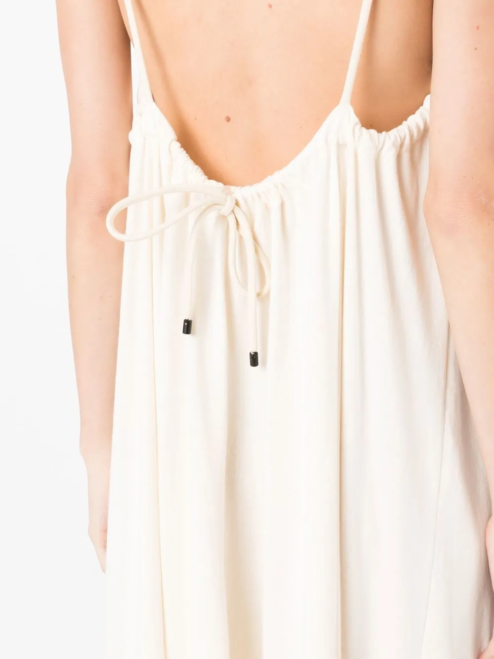 Osklen Cotton Slip Maxi Dress In Neutrals ModeSens