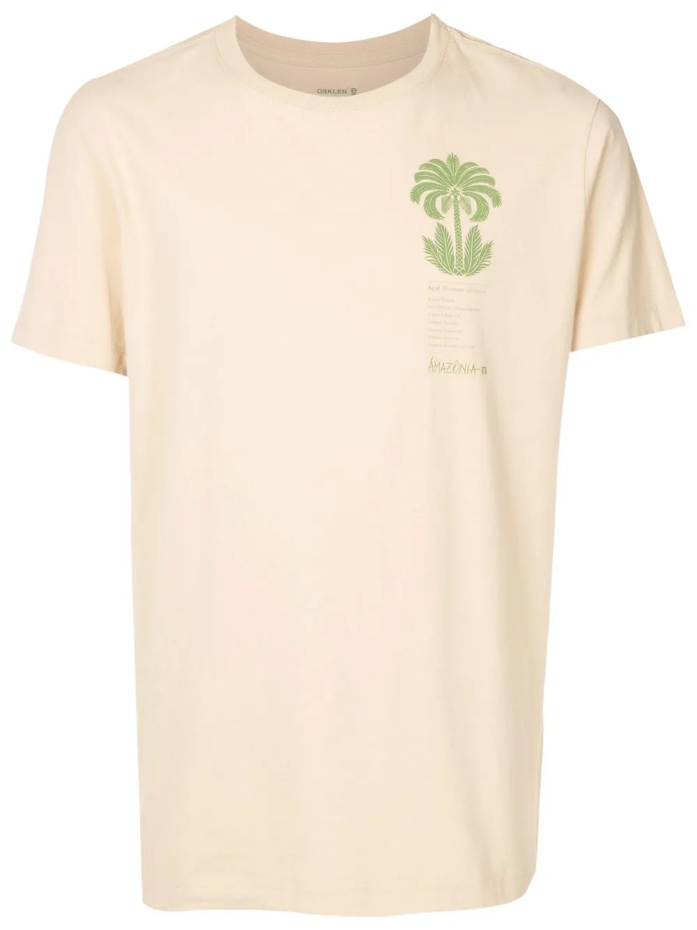 

Osklen playera manga corta - Neutro