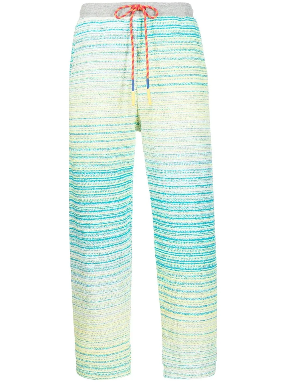 

Mira Mikati gradient-effect print detail trousers - Yellow