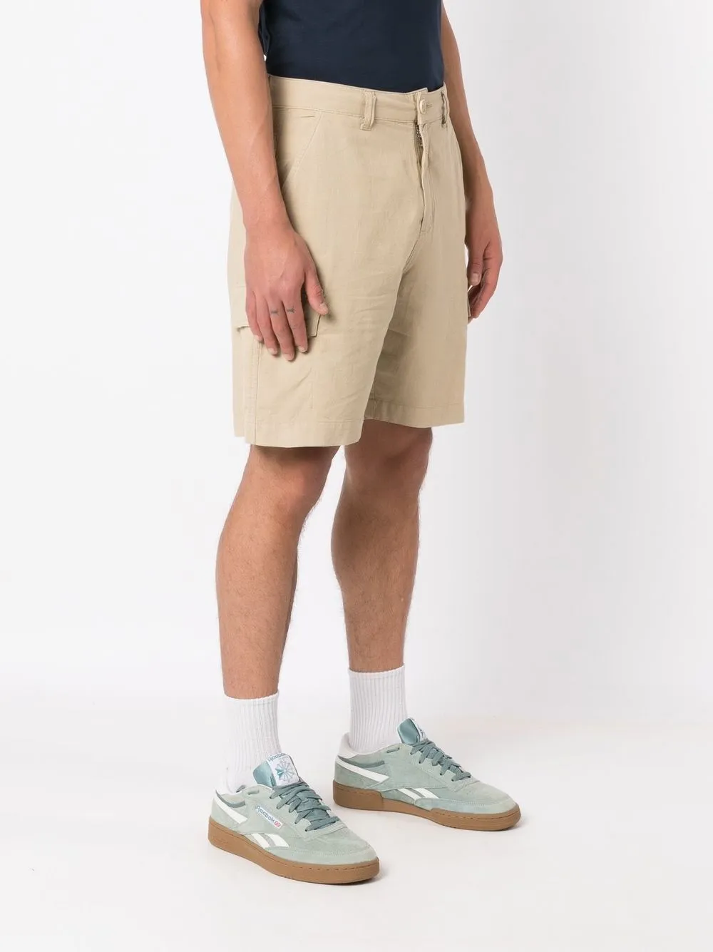 Osklen Knee-length Cargo Shorts In Neutrals