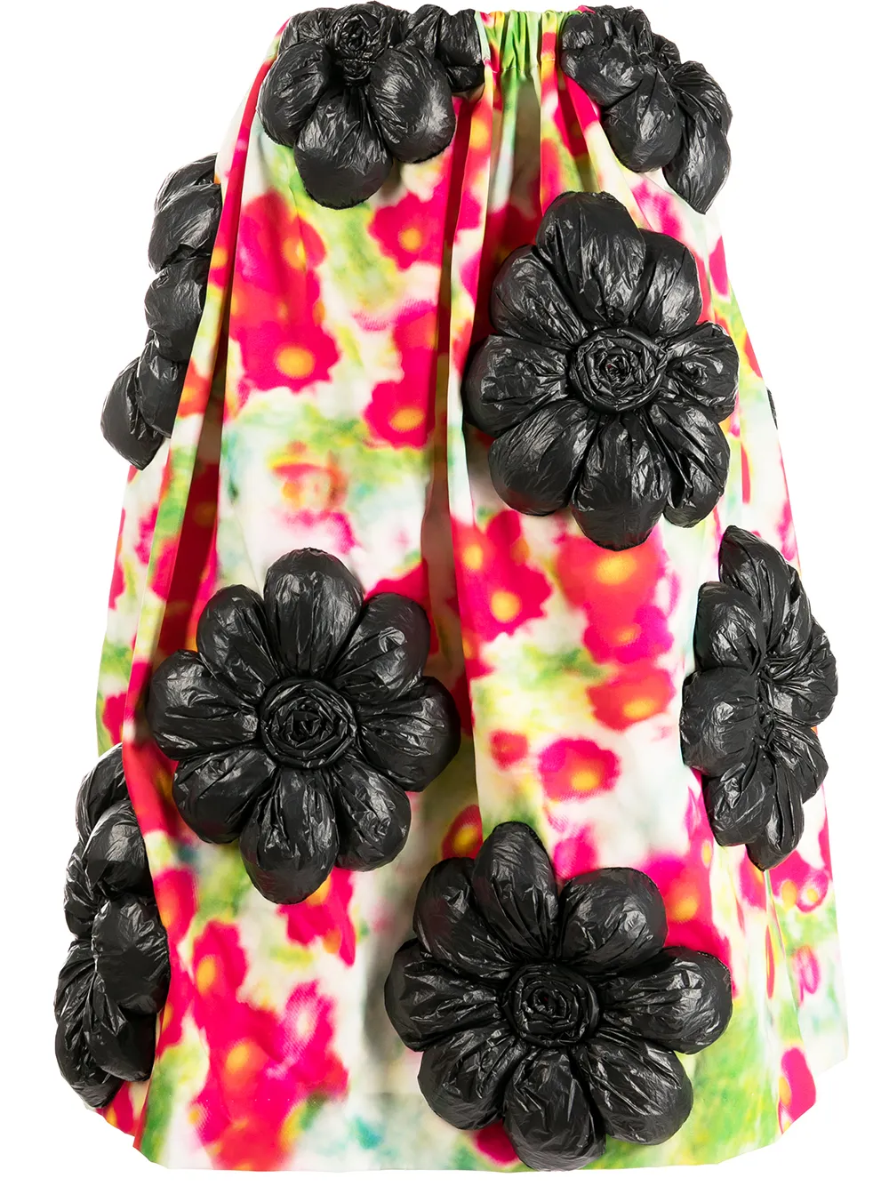 

Comme Des Garçons Daisies A-line midi skirt - Black