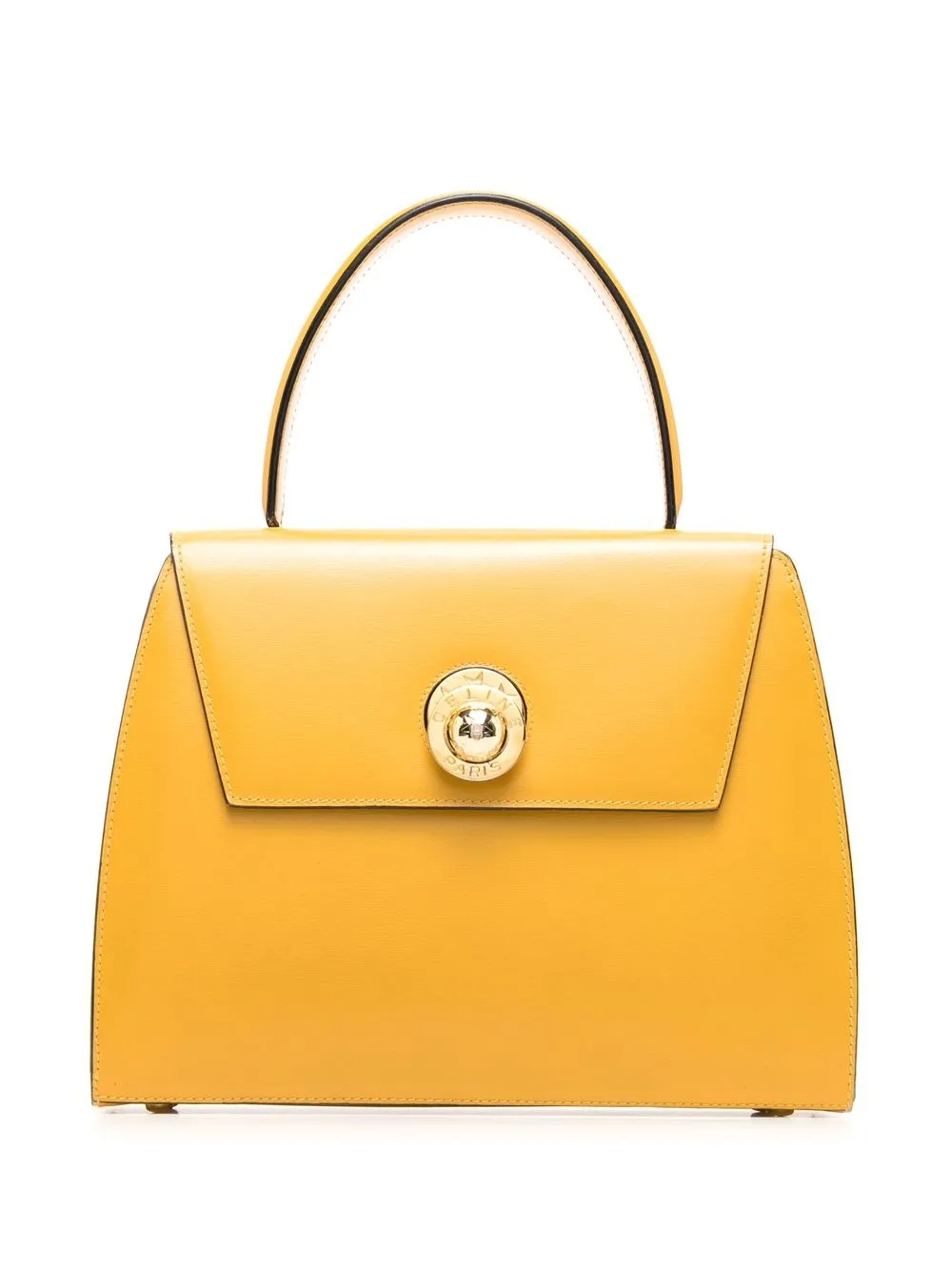 1990-2000s logo plaque flap handbag