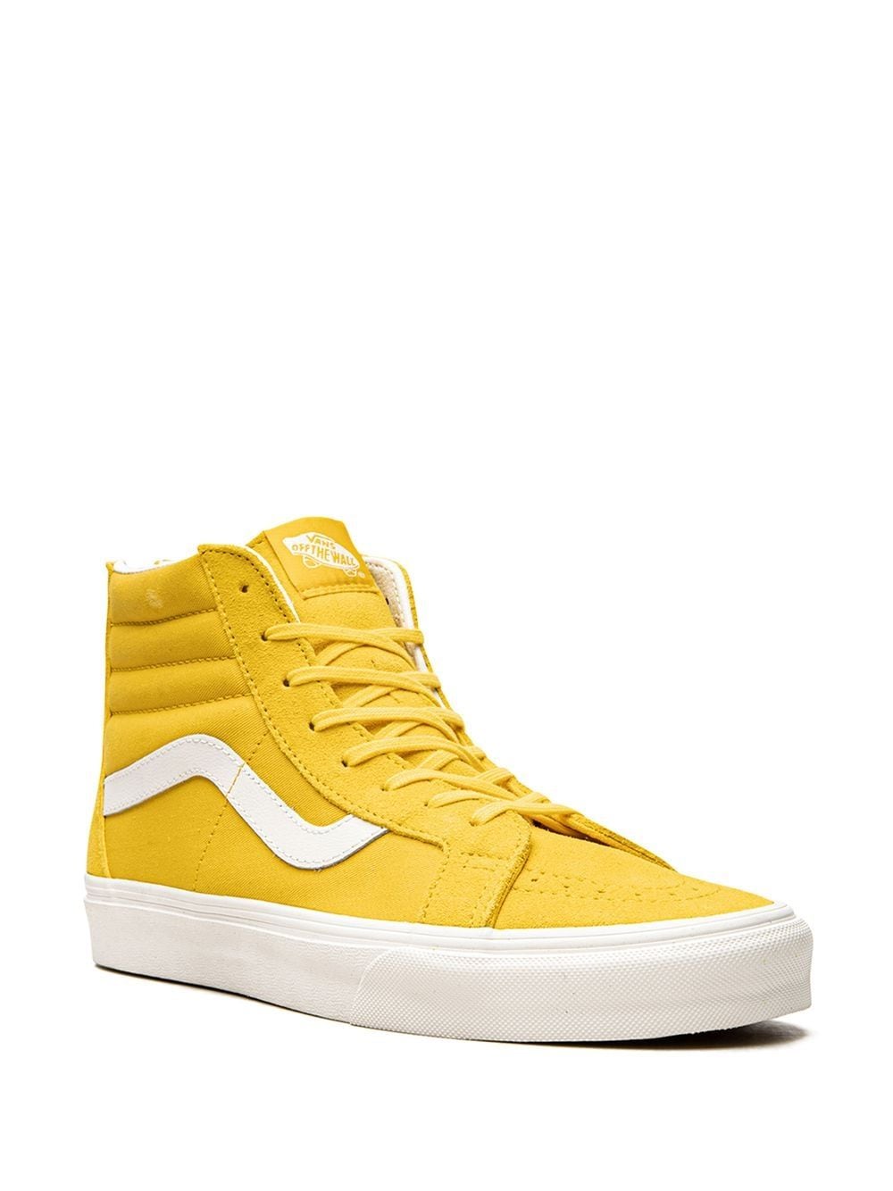 Shop Vans Sk8-hi Reissue Sneakers In Yellow
