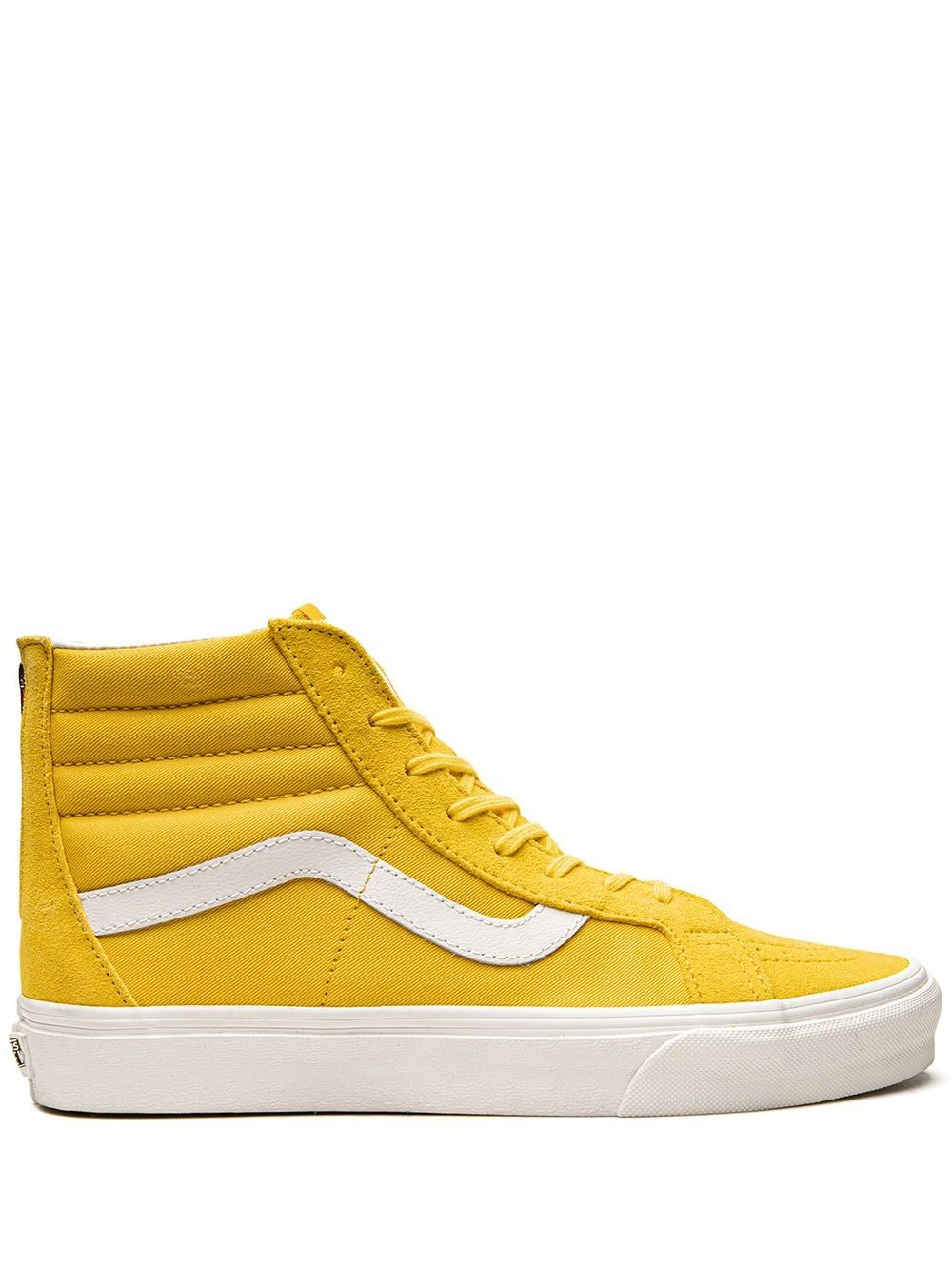 Shop Vans Sk8-hi Reissue Sneakers In Yellow