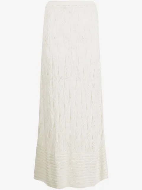 Le Kasha Amon crochet-knit maxi skirt