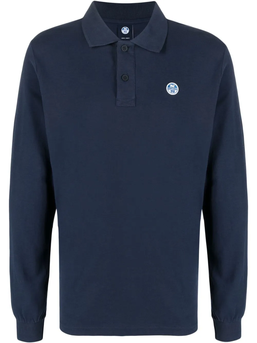 

North Sails playera tipo polo con parche del logo - Azul