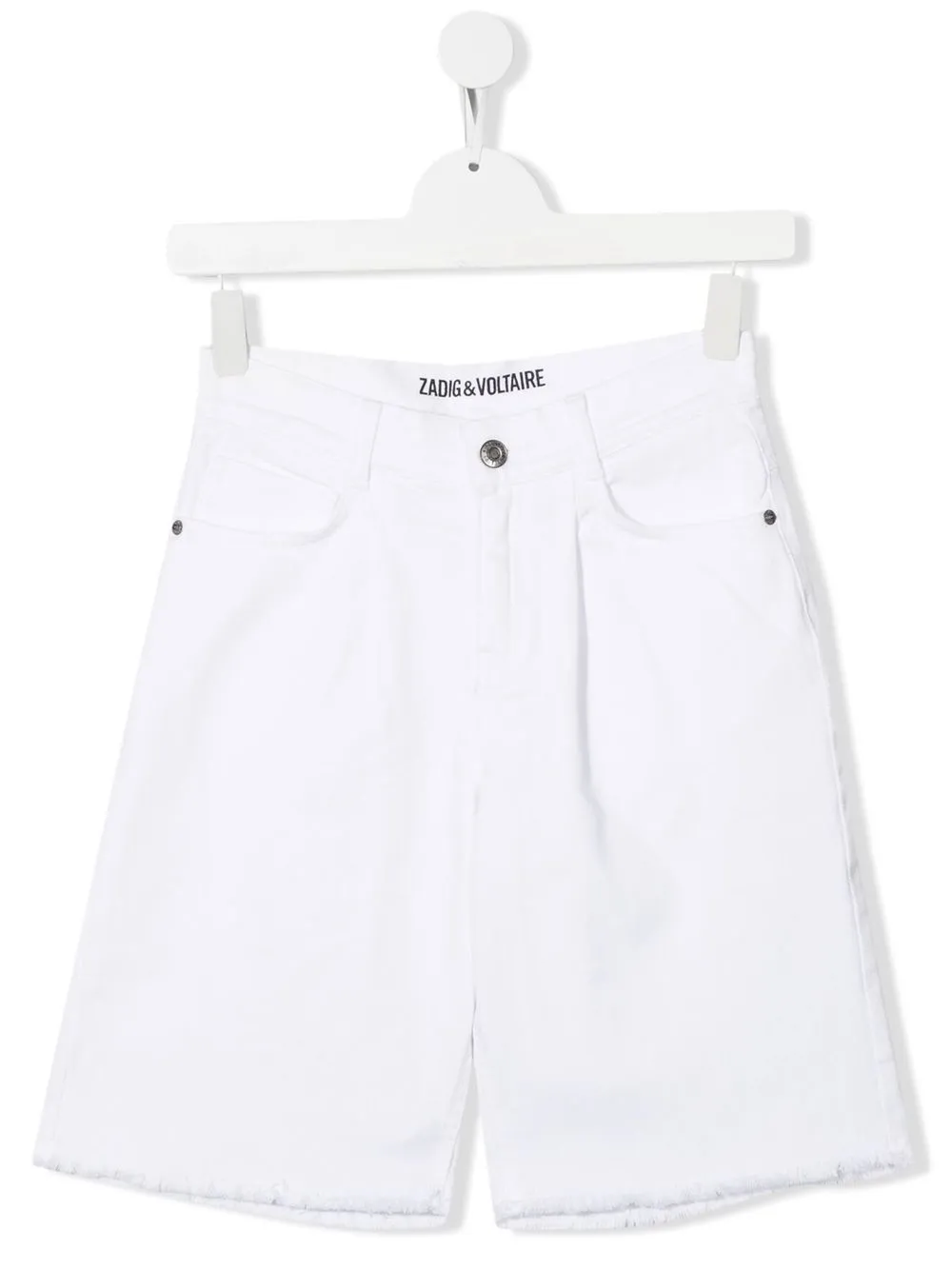 

Zadig & Voltaire Kids shorts chino con tiro medio - Blanco