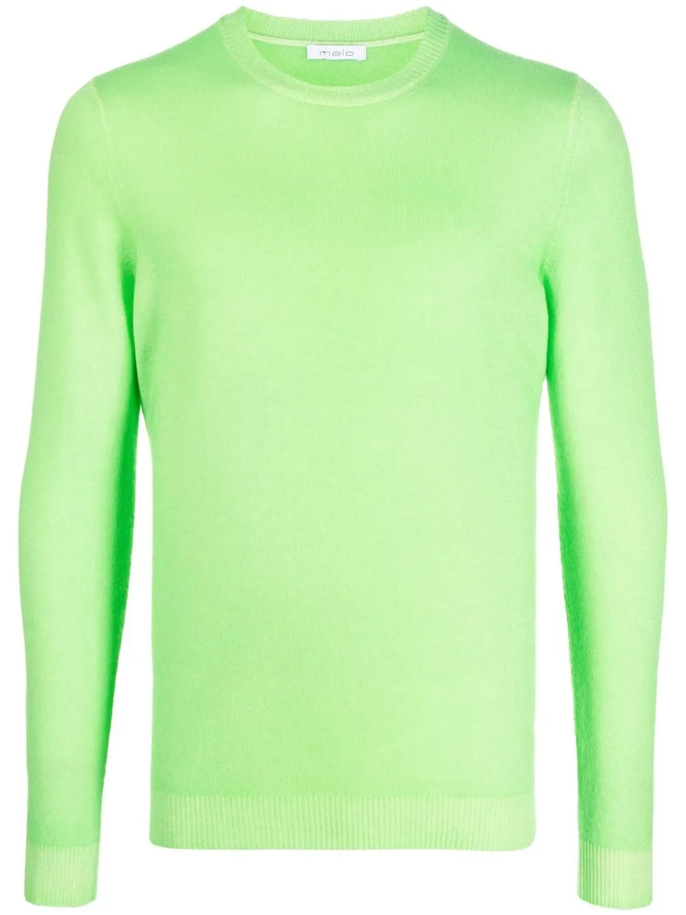 

Malo fine-knit cashmere-blend jumper - Green