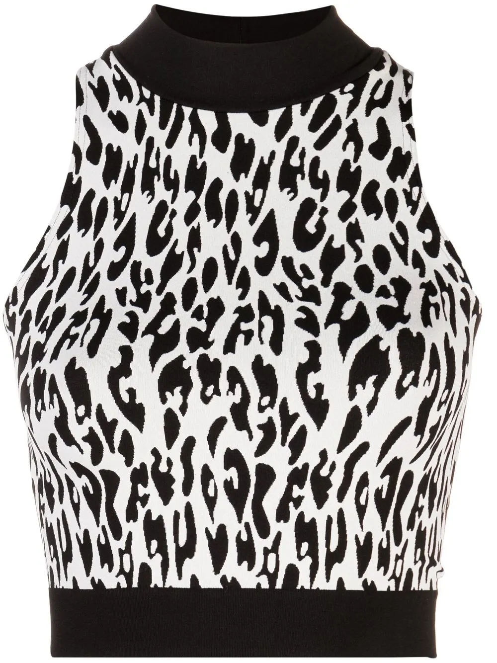 

Wolford top con animal print - Blanco