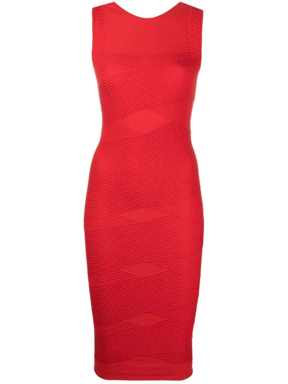 

Wolford plissé knitted dress - 3163 RED