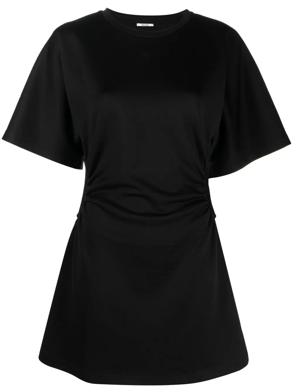 

Wolford gathered-detail short-sleeve dress - Black