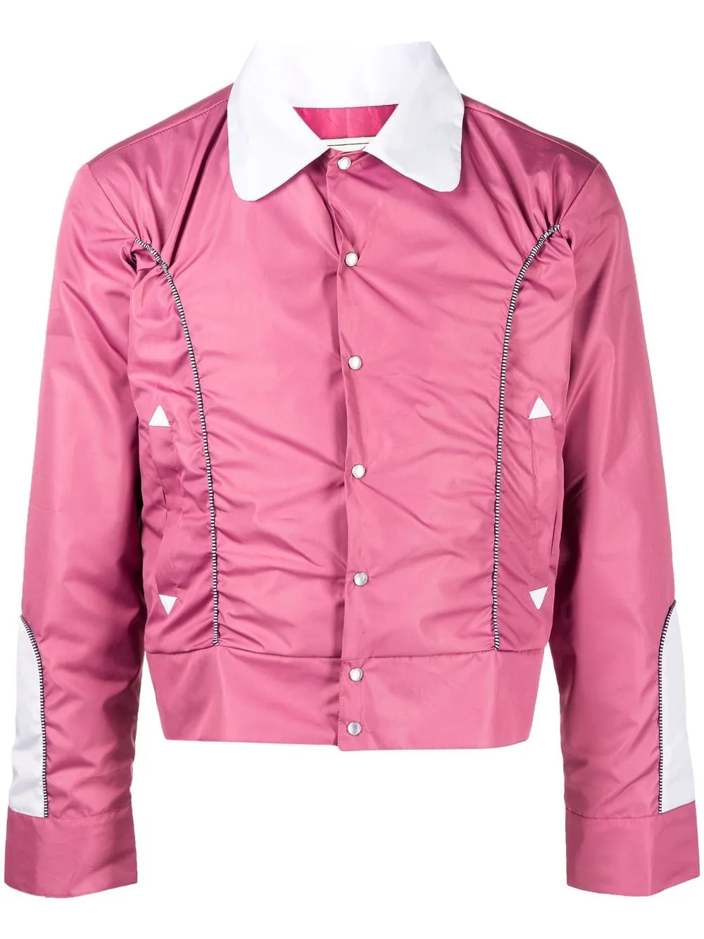

Youths In Balaclava chamarra bomber con ribete en contraste - Rosado