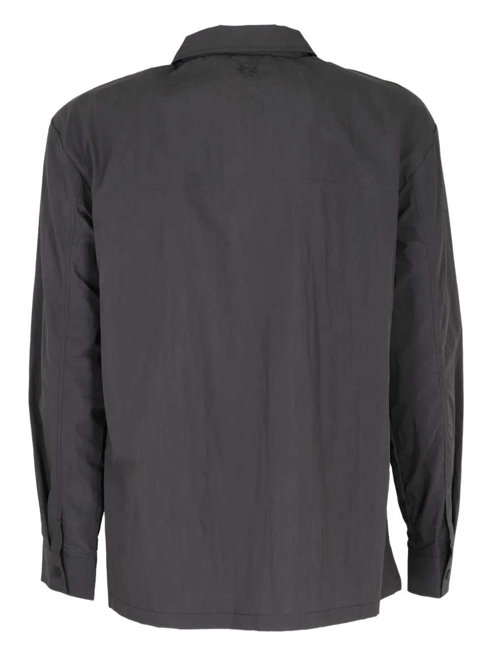 Rains Zipped Utility Jacket In Gray