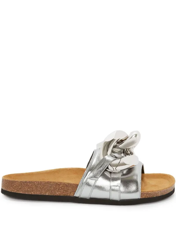 JW ANDERSON サンダル チェーン JW Anderson チェーン サンダル | ブラック | FARFETCH JP