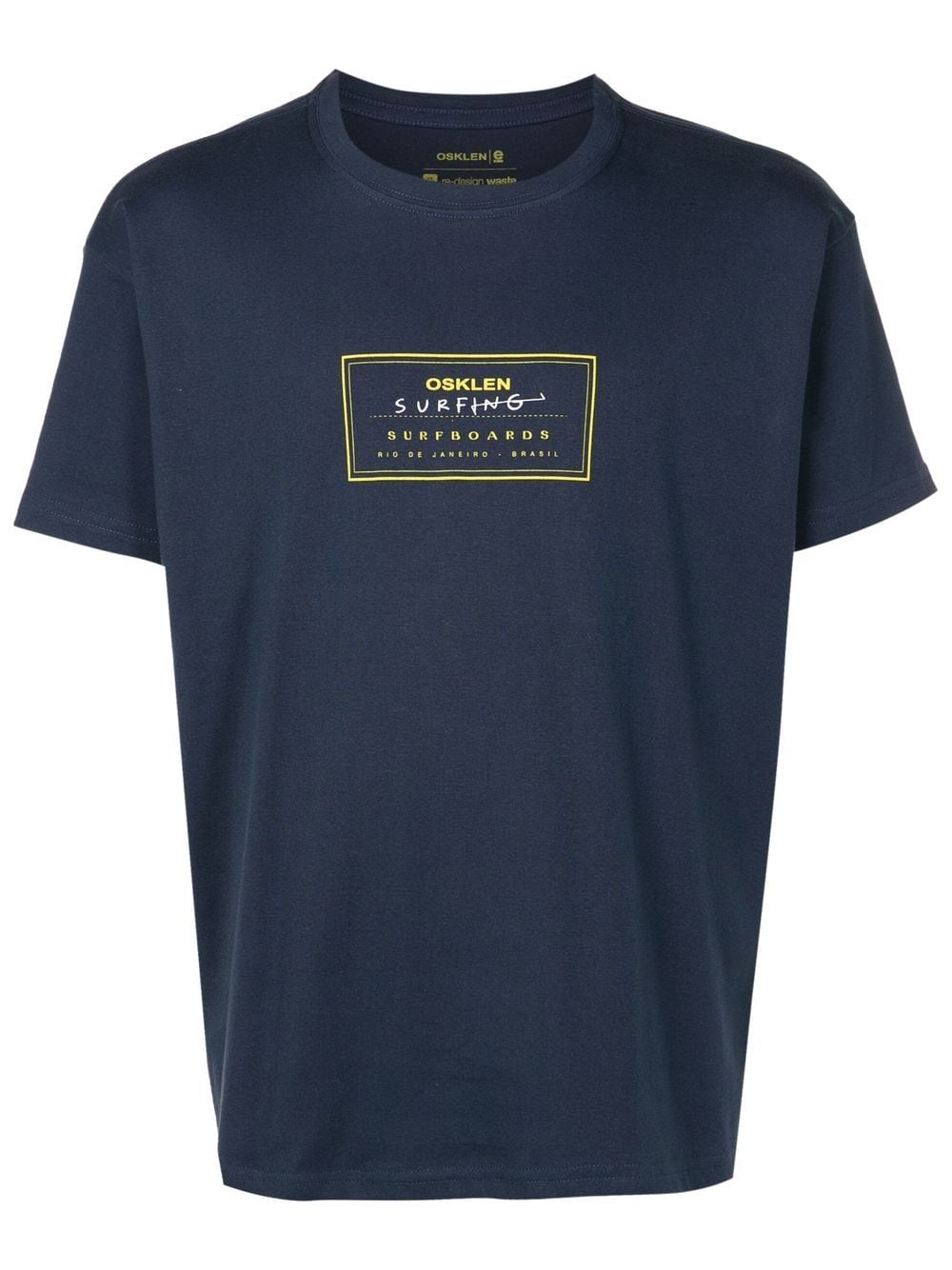Osklen logo-print short-sleeve T-shirt - Blue
