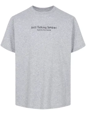 Supreme Top Shotta crew-neck T-shirt | Grey | FARFETCH