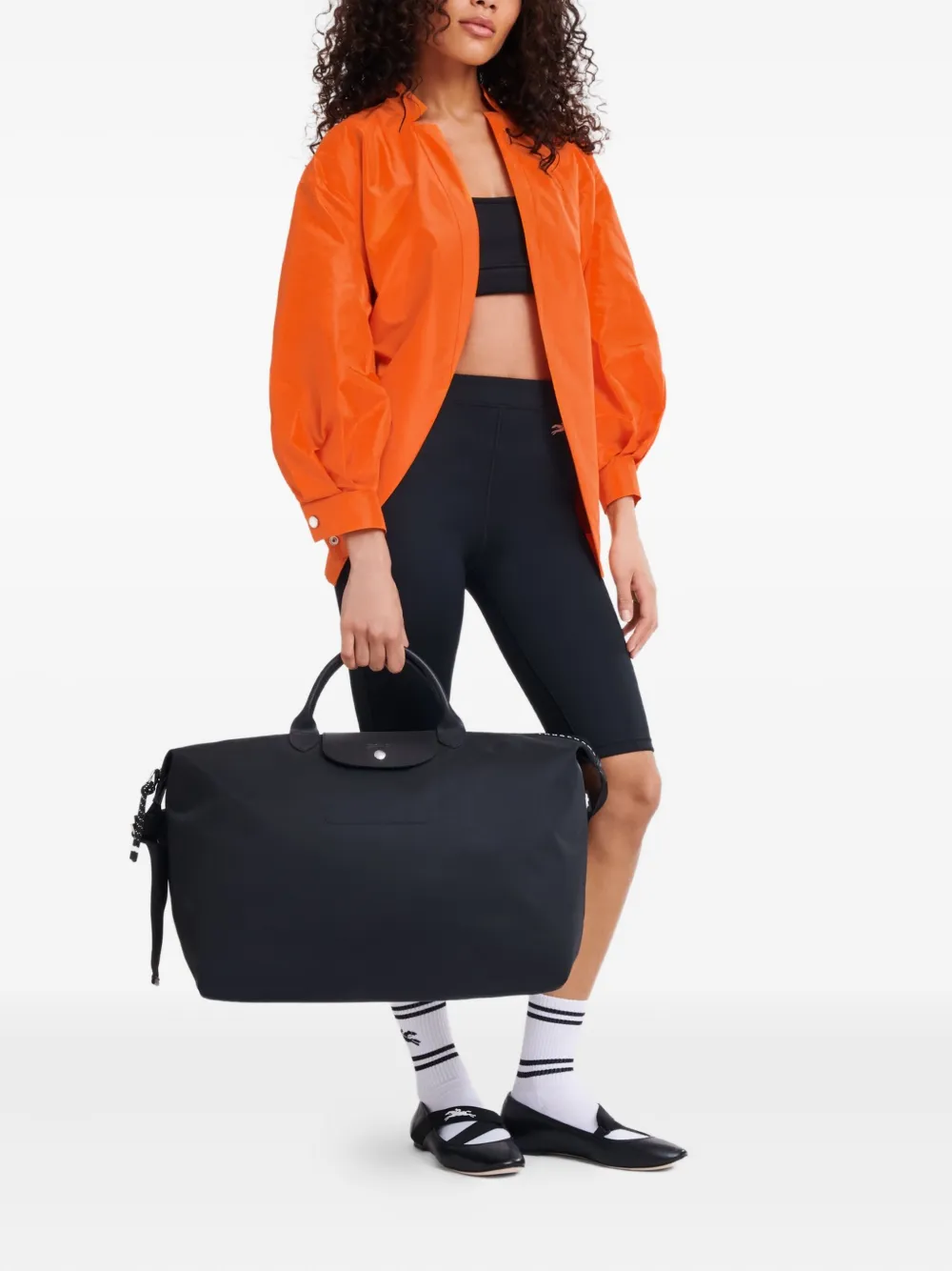 Longchamp Le Pliage Energy トラベル バッグ S - ブラック Longchamp Le Pliage Energy トラベル バッグ S - ブラック