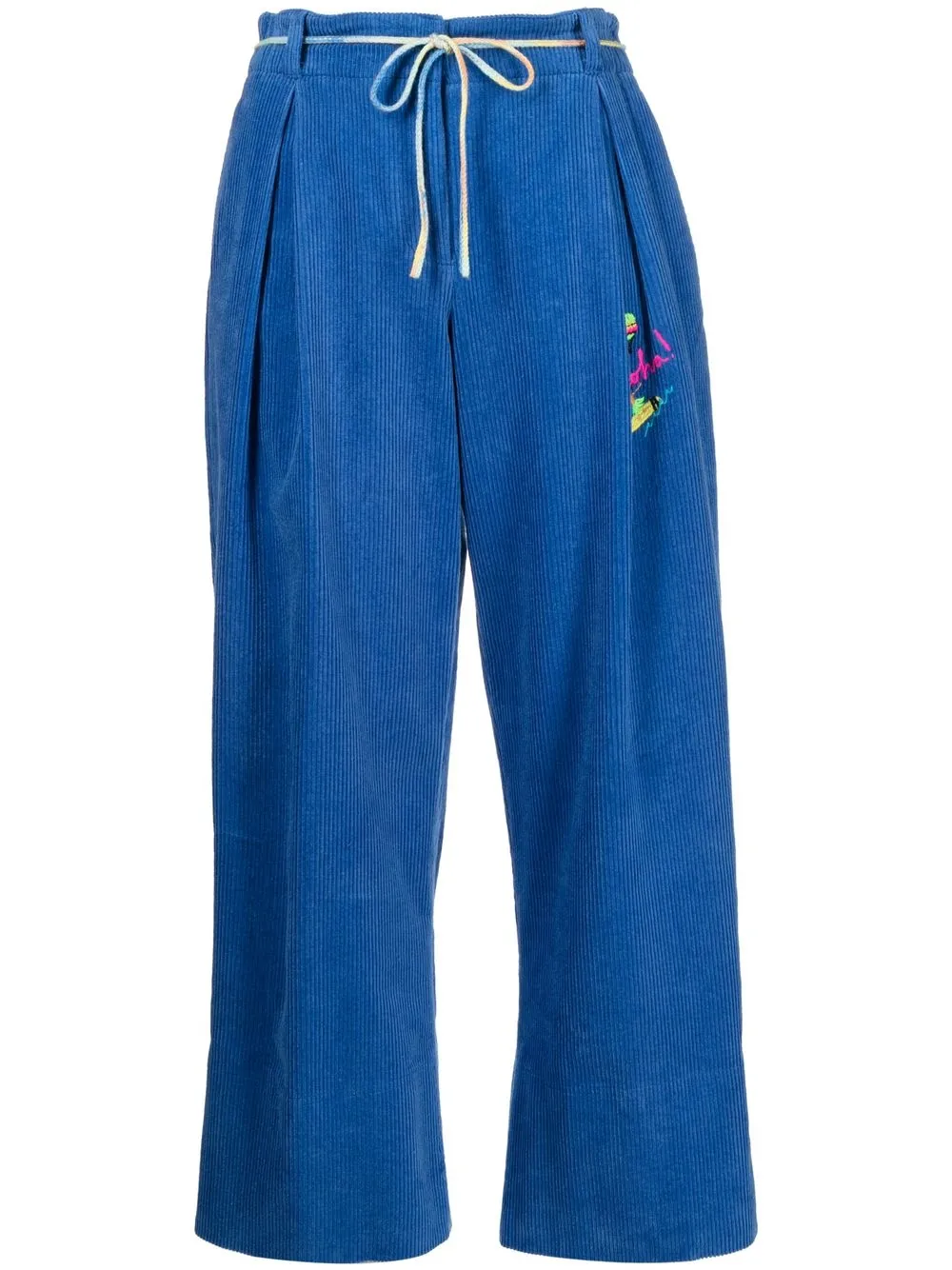 

Mira Mikati pantalones capri anchos - Azul