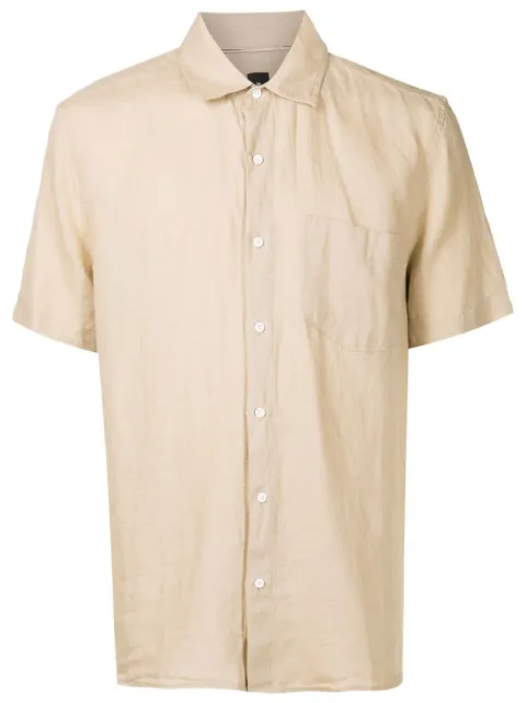 Osklen Camisa mangas curtas de linho