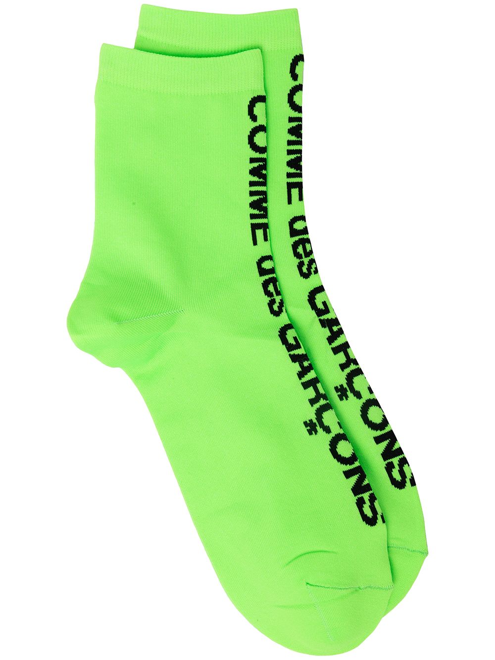 

Comme Des Garçons calcetines cortos con logo estampado - Verde