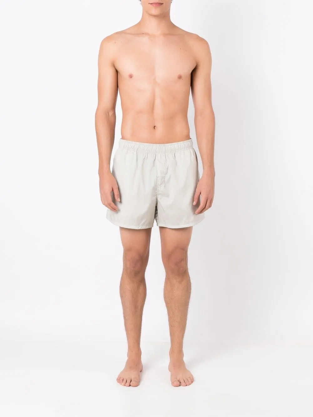 Osklen Zwembroek met elastische taille - Beige