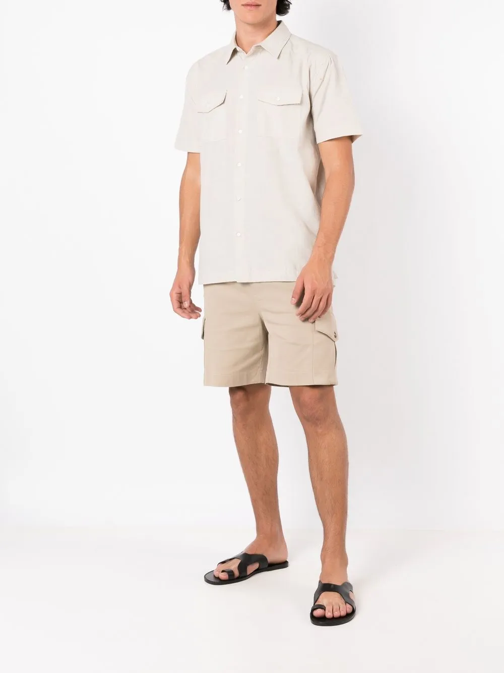 Osklen Overhemd met korte mouwen - Beige