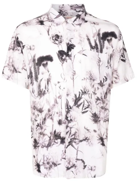 Osklen Camisa de algodão com estampa floral