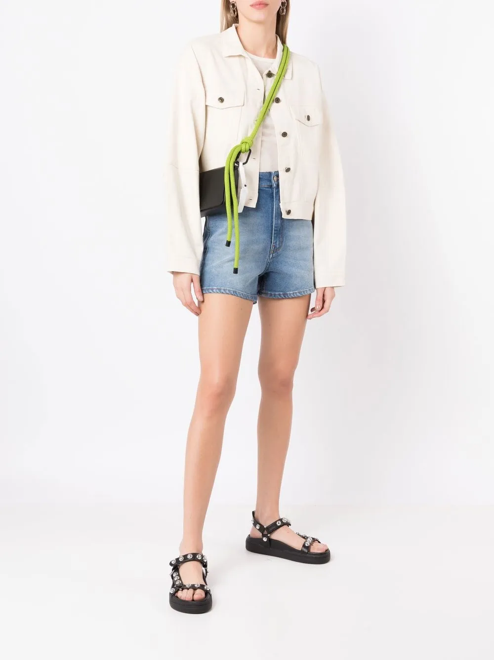 Osklen Denim shorts - Blauw