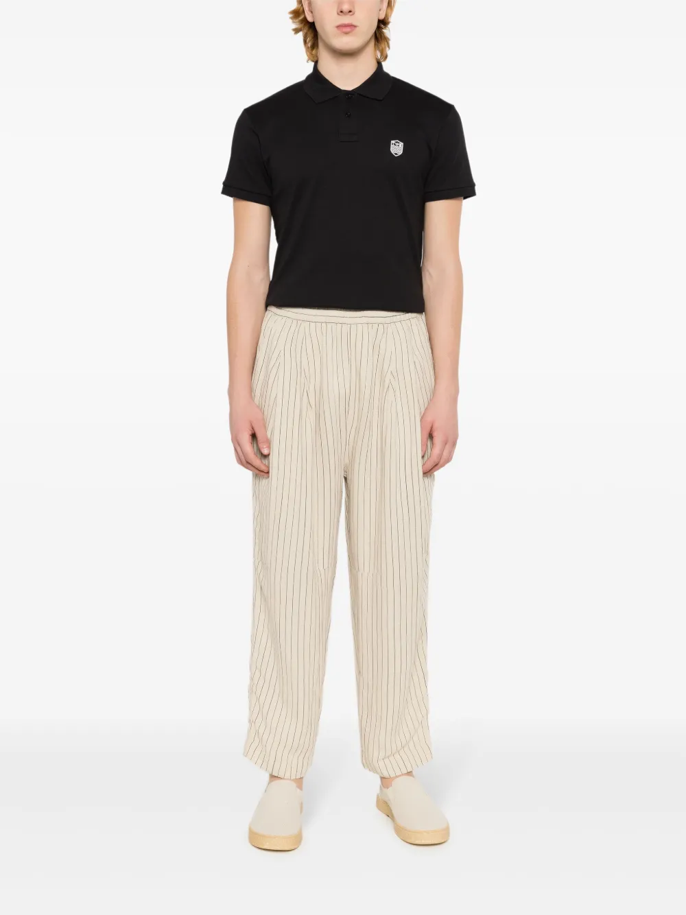 Osklen Poloshirt van katoen - Zwart