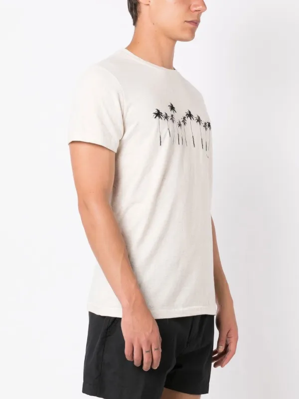 Osklen Playera Con Estampado De Palmeras Farfetch
