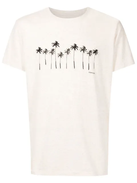 Osklen palm tree-print T-shirt