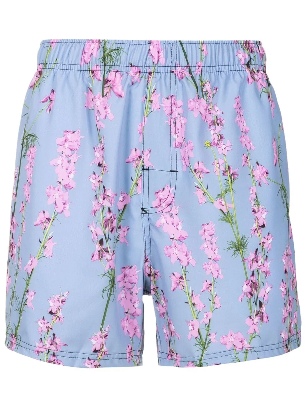 

Osklen all-over floral-print shorts - Blue