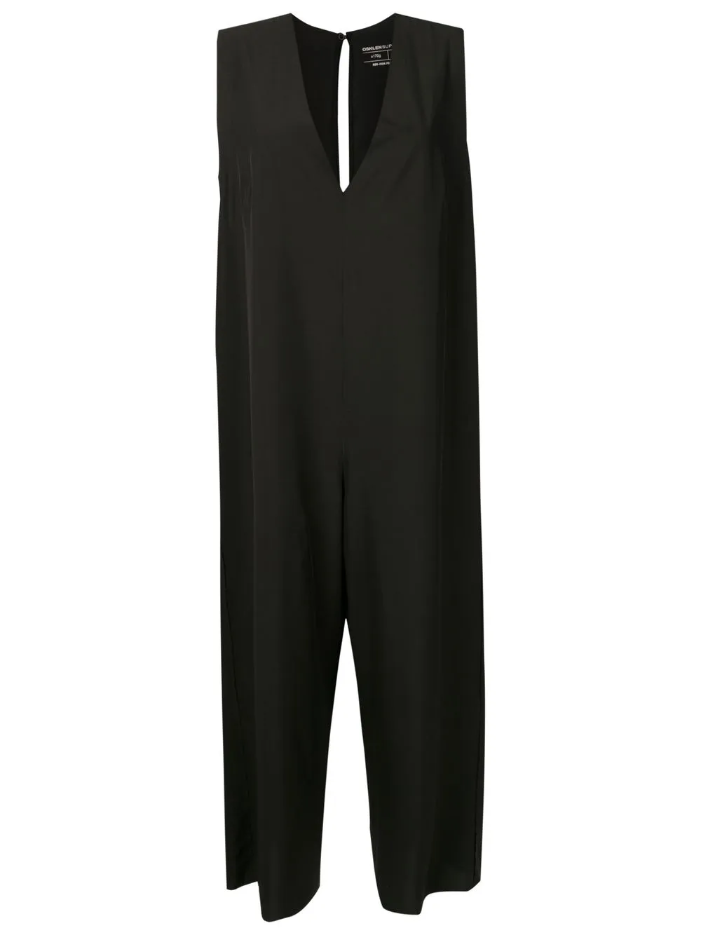 Osklen V-neck Sleeveless Jumpsuit In 10
