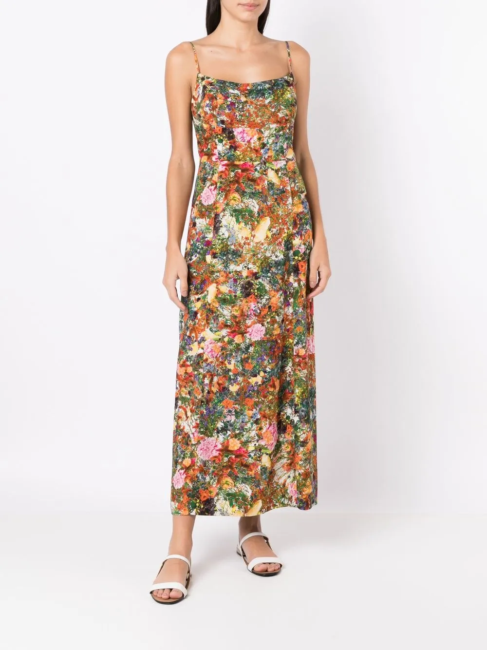 Osklen Jurk met bloemenprint - Veelkleurig