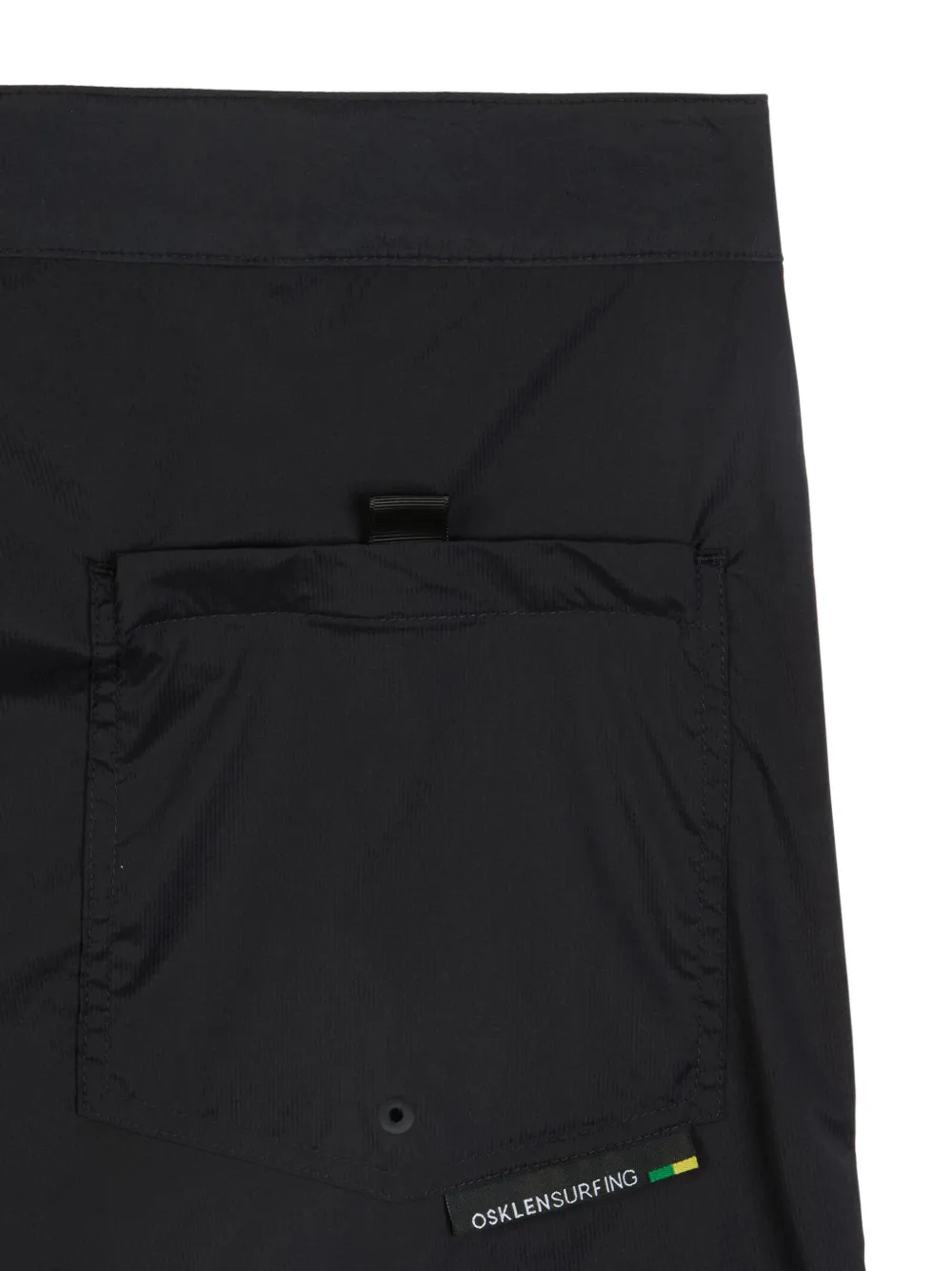 Osklen Zwembroek met logoprint Zwart