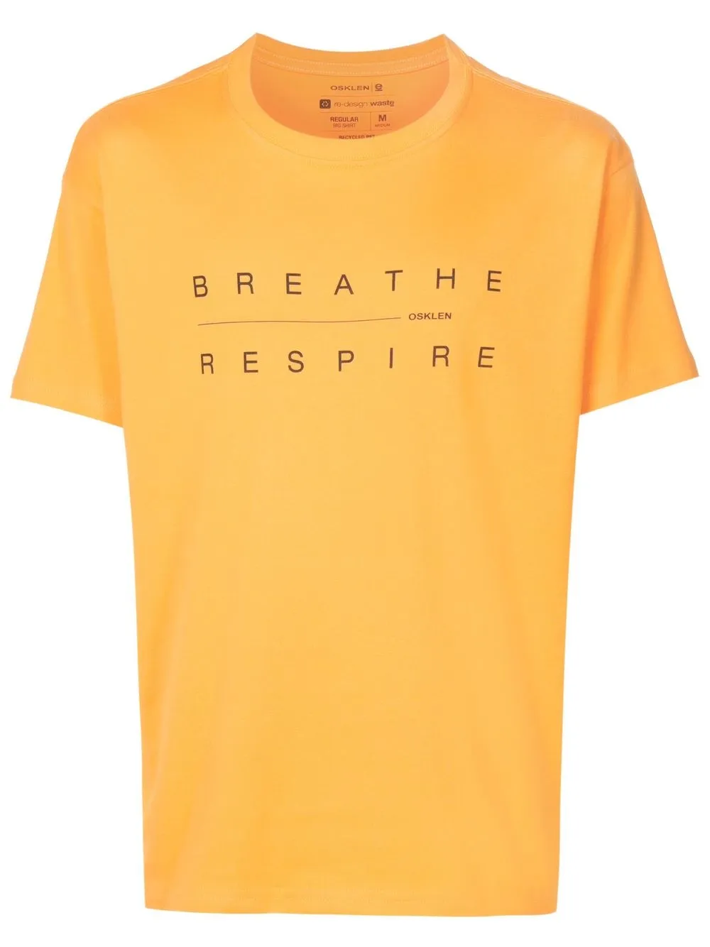 

Osklen slogan-print T-shirt - Orange