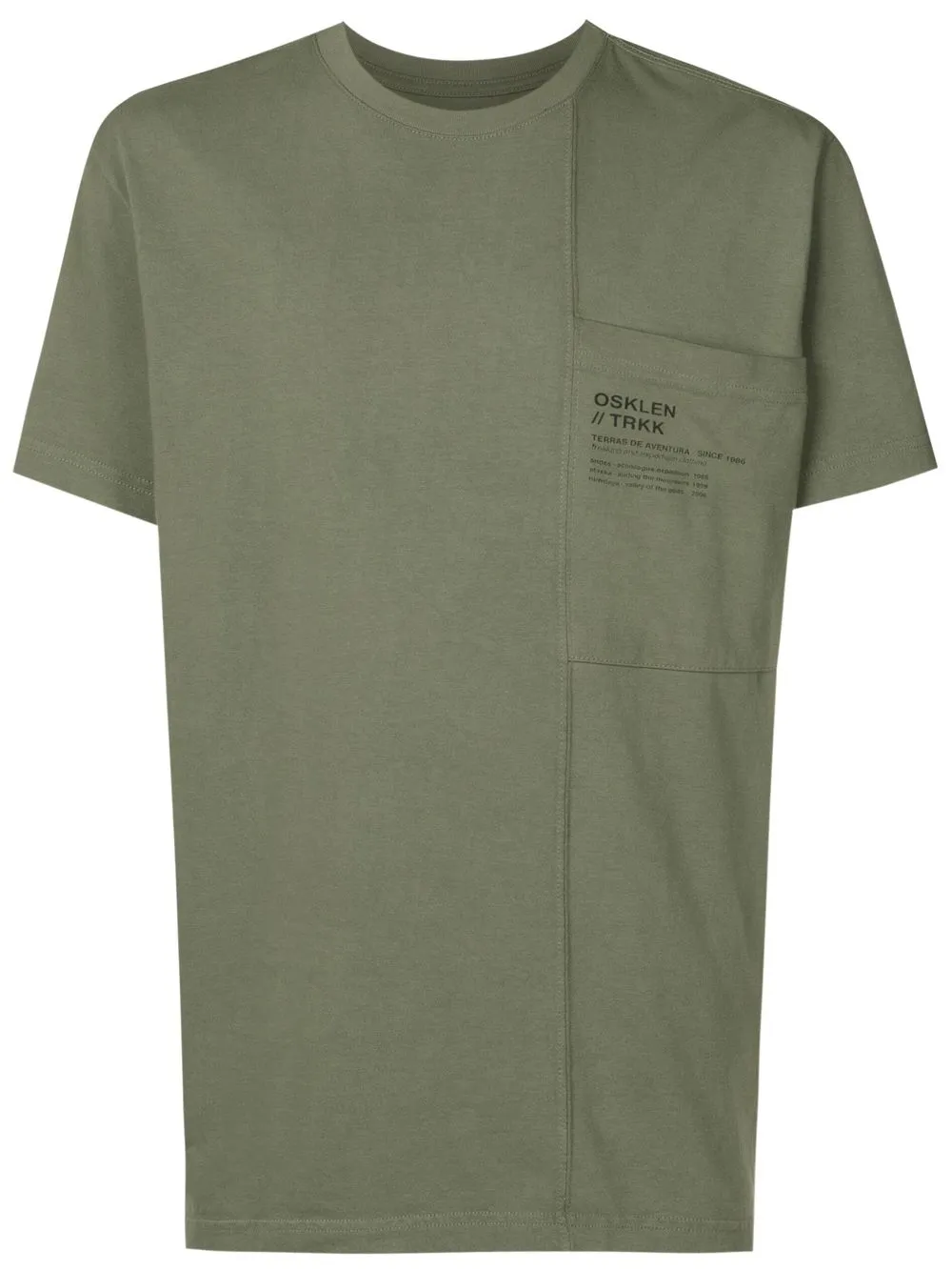 

Osklen playera con cuello redondo - Verde