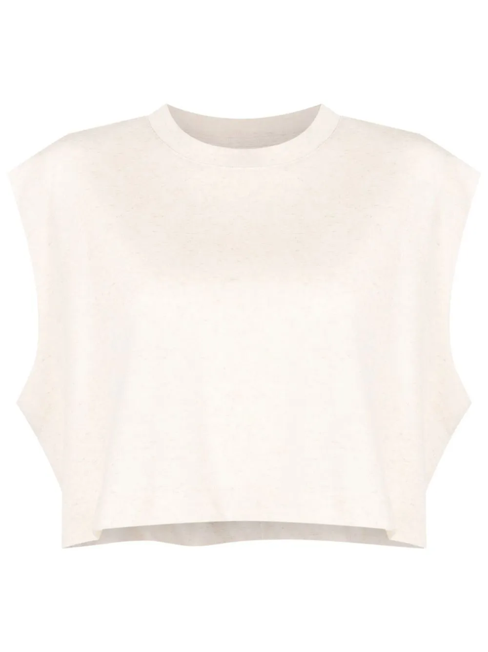 

Osklen cropped sleeveless T-shirt - Neutrals