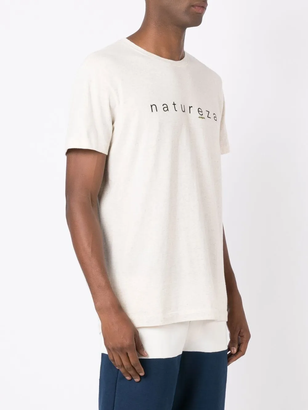 Osklen Slogan-print Short-sleeve T-shirt In Neutrals