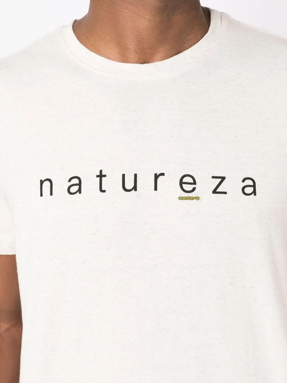 Osklen Slogan-print Short-sleeve T-shirt In Neutrals