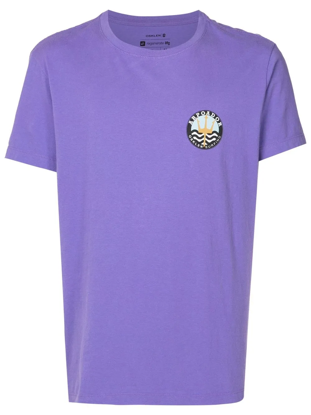 

Osklen playera con cuello redondo - Morado